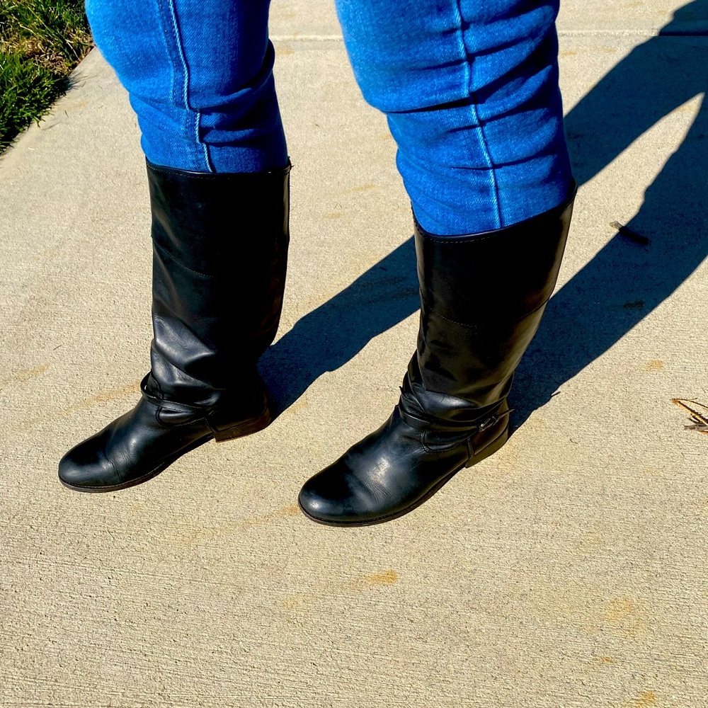 Frye Black Riding Boots